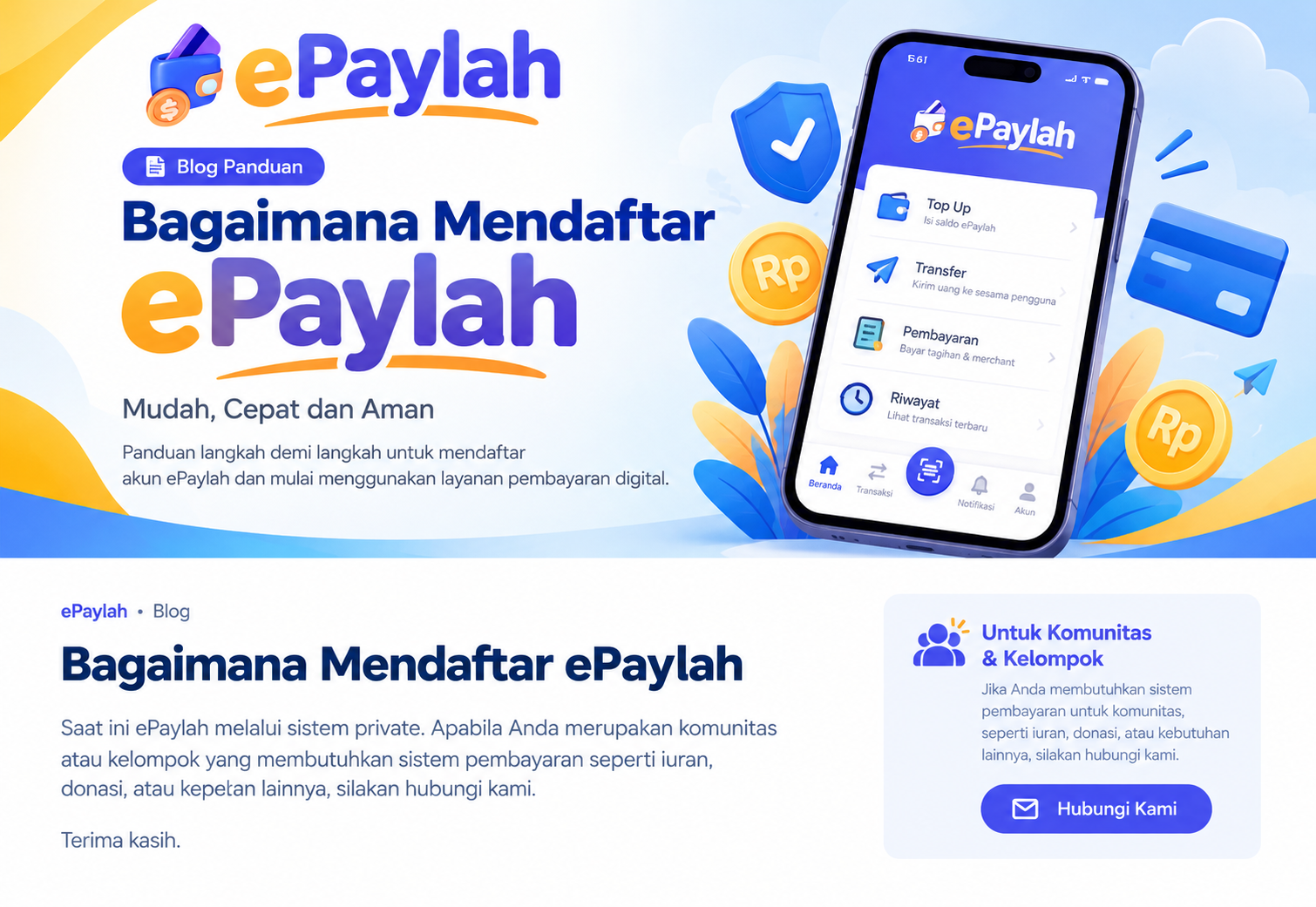 Cara menjadi merchant ePaylah